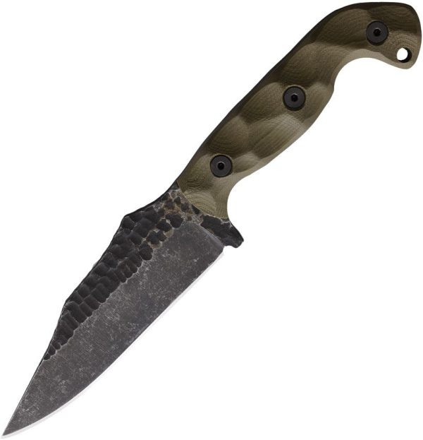Stroup Knives TU1 Fixed Blade 1095HC OD Green G10 USA