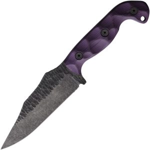 Stroup Knives TU1 Fixed Blade Purple 1095HC