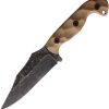 Stroup Knives TU1 Fixed Blade Tan G10 1095HC Steel