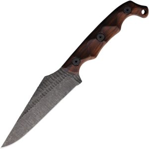Stroup Knives TU2 Fixed Blade 1095HC Rosewood Handle USA