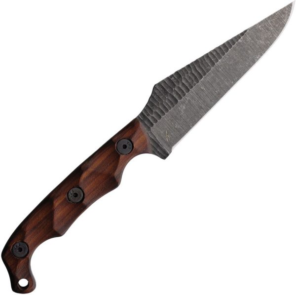 Stroup Knives TU2 Fixed Blade 1095HC Rosewood Handle USA