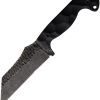 Stroup Knives TU3 Fixed Blade 5" 1095HC Black G10 USA