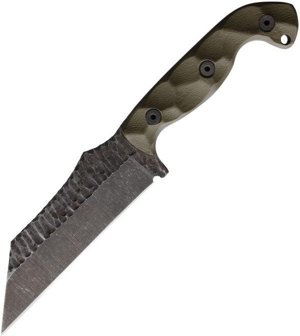 Stroup Knives TU3 Fixed Blade OD Green 1095HC Steel USA