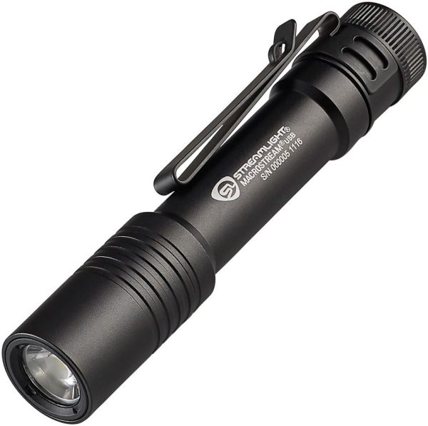 Streamlight MacroStream USB Rechargeable Flashlight 500 Lumens Black