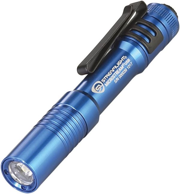 Streamlight Micro Stream USB Blue Rechargeable LED Flashlight
