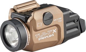 Streamlight TLR-7X Tactical Light FDE 500 Lumens Rail Mount