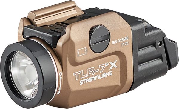 Streamlight TLR-7X Tactical Light FDE 500 Lumens Rail Mount