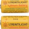 Streamlight Replacement Lithium Batteries 3V 2-Pack