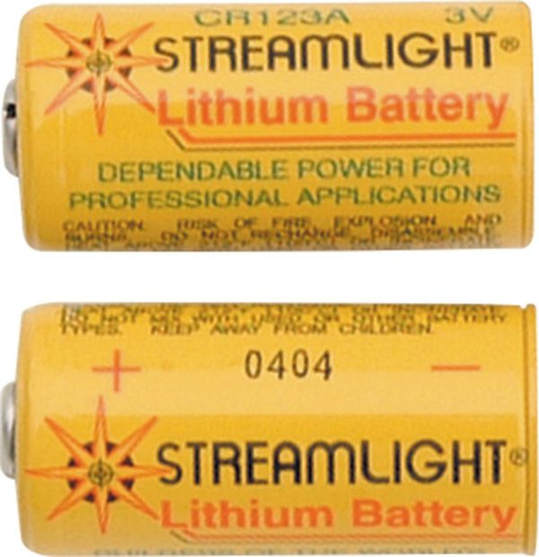 Streamlight Replacement Lithium Batteries 3V 2-Pack