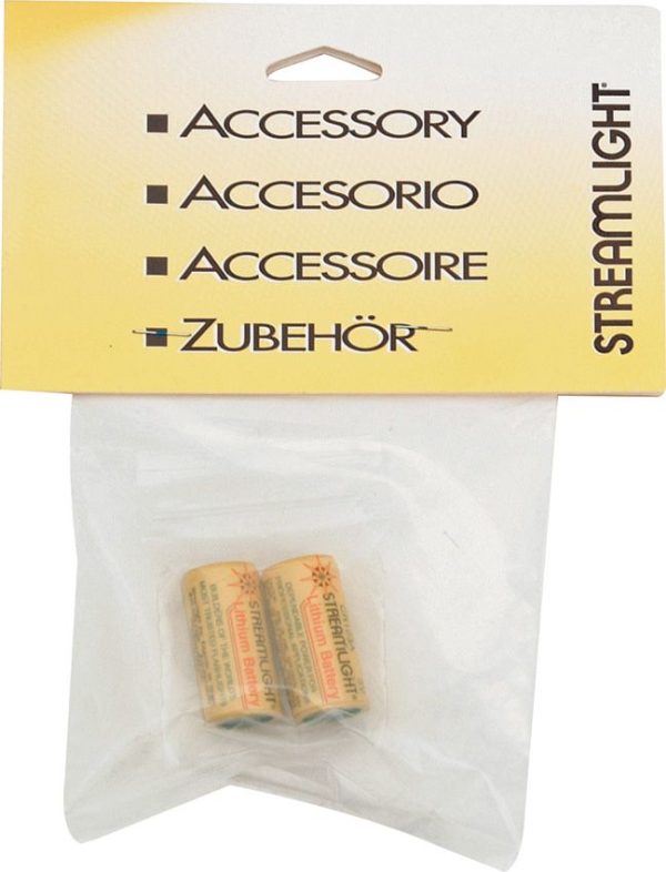 Streamlight Replacement Lithium Batteries 3V 2-Pack