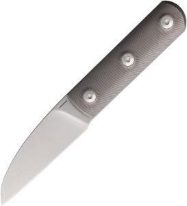 STR8ALT.jpg Straight Line Ally Fixed Blade Titanium M390 Wharncliffe Knife