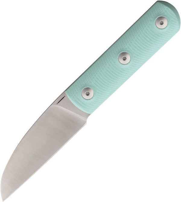STR8ALTG.jpg Straight Line Ally Fixed Blade Teal G10 M390 Stainless Knife