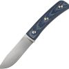 Straight Line Buster Fixed Blade M390 Stainless Denim Micarta