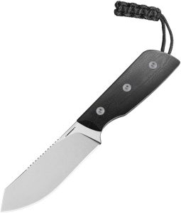 STR8DGBG.jpg Straight Line Digger Fixed Blade Black G10 14C28N Stainless