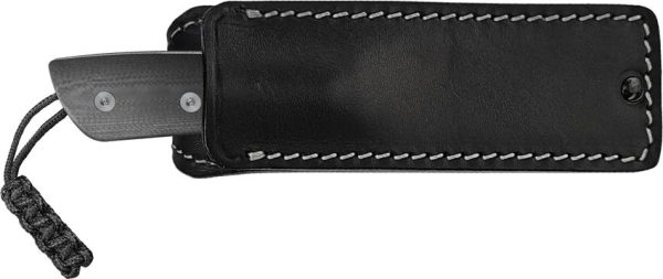 Straight Line Digger Fixed Blade Black G10 14C28N Stainless