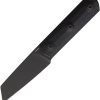 Straight Line Erny Fixed Blade Black G10 M390 Sheepsfoot Knife