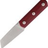 Straight Line Erny Fixed Blade Red G10 M390 Stainless Steel