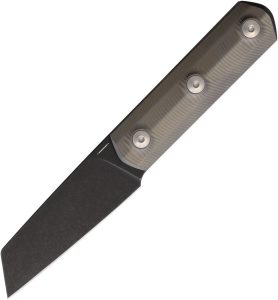 Straight Line Erny Fixed Blade M390 Bronze Titanium EDC Knife