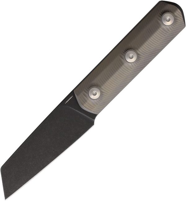Straight Line Erny Fixed Blade M390 Bronze Titanium EDC Knife
