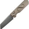 Straight Line Rox Button Lock Folding Knife M390 Aluminum