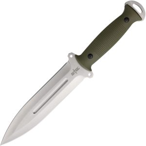 S-TEC Tactical Throwing Knife OD Green 8Cr13MoV Fixed Blade