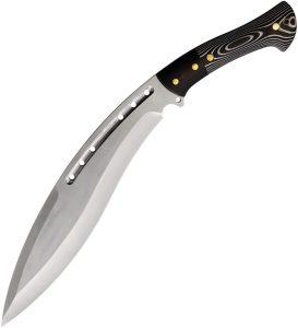 Defcon Tactical Kukri 13" Satin Blade Fixed Knife Micarta Handle