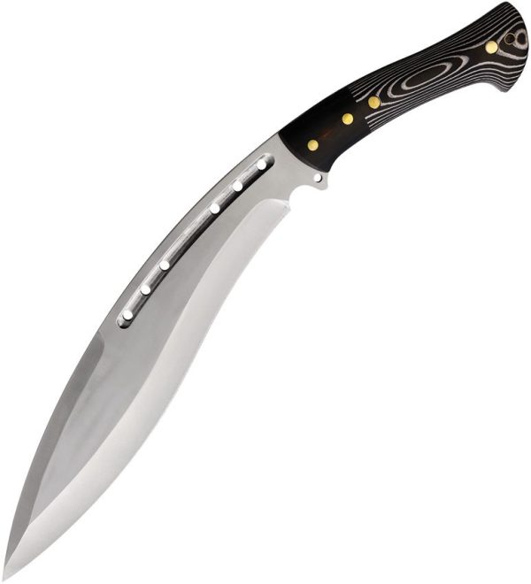 Defcon Tactical Kukri 13" Satin Blade Fixed Knife Micarta Handle
