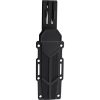 S-TEC Fixed Blade Sawback 4.5 inches Black Green Rubber