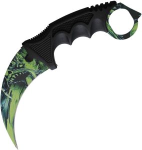 STT222002BK8.jpg S-TEC Karambit Wolf 3.75 inches Black Synthetic Ring