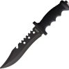 S-TEC Fixed Blade - Sawback Stainless 7.5 inches