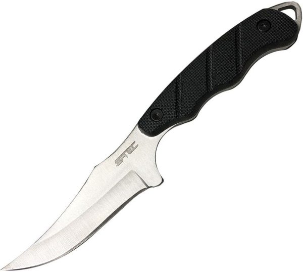 S-TEC Fixed Blade - Satin Stainless G10 Handle