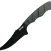 S-TEC Black Fixed Blade - Black G10 Handle 4.25 inches