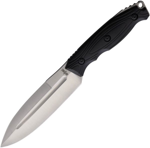 STT25146.jpg S-TEC Fixed Blade - Spear Point Satin Stainless 5 inches