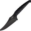 S-TEC Fixed Blade Black Upswept Skinning