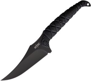 S-TEC Fixed Blade Black Upswept Skinning