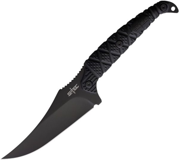 S-TEC Fixed Blade Black Upswept Skinning