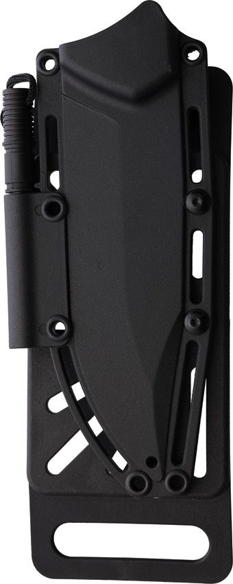 S-TEC Fixed Blade Black Stainless with Firestriker