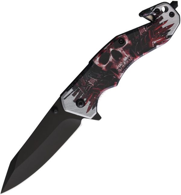 STT270192.jpg S-TEC Linerlock A/O Silver Handle Assisted Knife