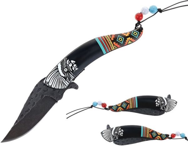 S-TEC Chief Linerlock A/O Black Stonewash