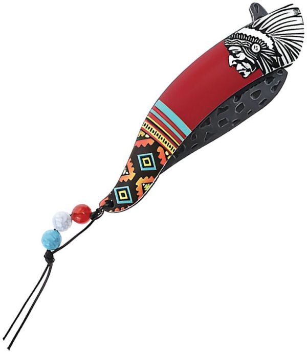 S-TEC Chief Linerlock A/O Red Assisted Folding Knife