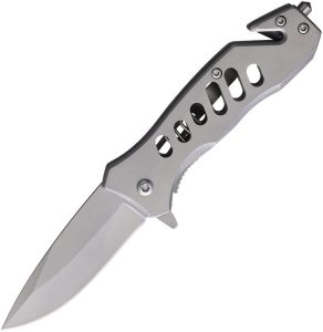 S-TEC Linerlock A/O Bead Blast Tactical Utility Knife