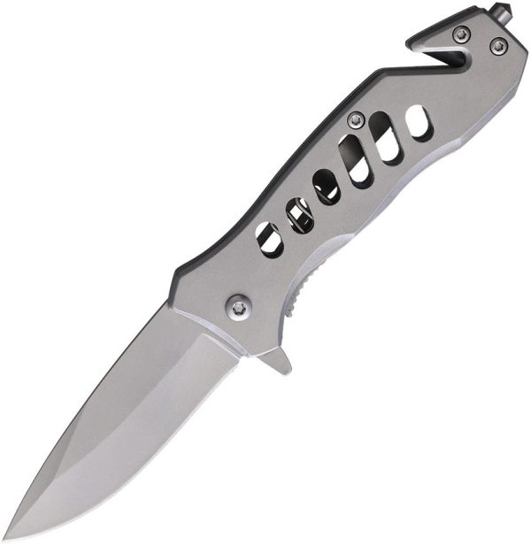 S-TEC Linerlock A/O Bead Blast Tactical Utility Knife