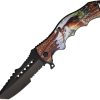 S-TEC Linerlock A/O Deer Assisted Hunting Knife