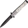Stiletto Style Linerlock Pearl