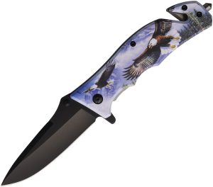 S-TEC Linerlock A/O Eagle - Glass Breaker