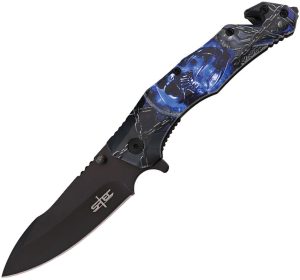 S-TEC Rescue Linerlock A/O Blue Emergency Tool