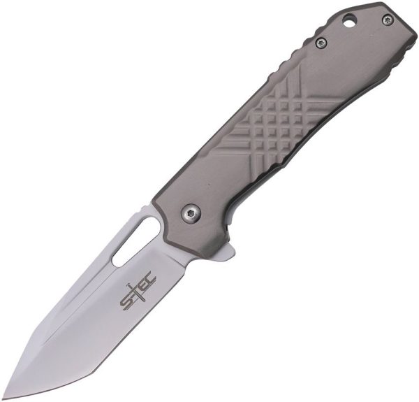 S-TEC Linerlock A/O Tanto - Gray Handle