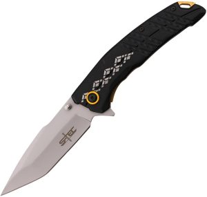 S-TEC Linerlock A/O Assisted Tanto - Black/Gold