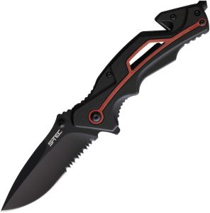 S-TEC Linerlock A/O Partially Serrated Assisted