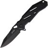 S-TEC Linerlock Black G10 Manual Knife